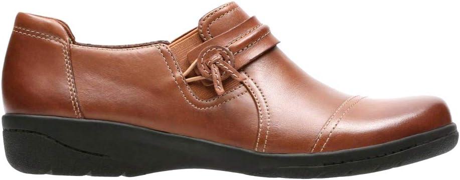 imageClarks Womens Cheyn Madi PullOn LoafersDark Tan Leather