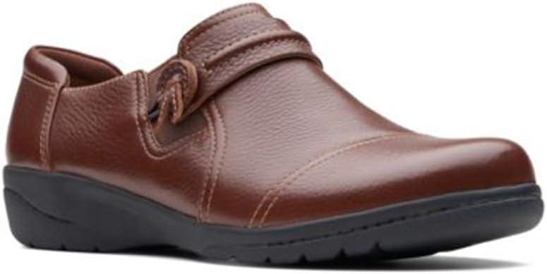 imageClarks Womens Cheyn Madi PullOn LoafersTan Tumbled Leather