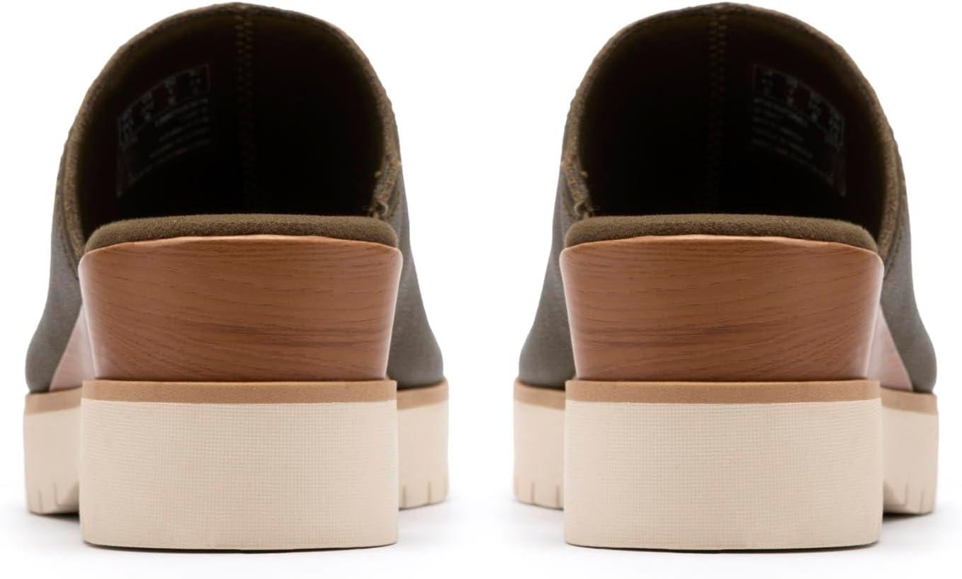 imageClarks Womens Diaz SlideDark Olive Leather