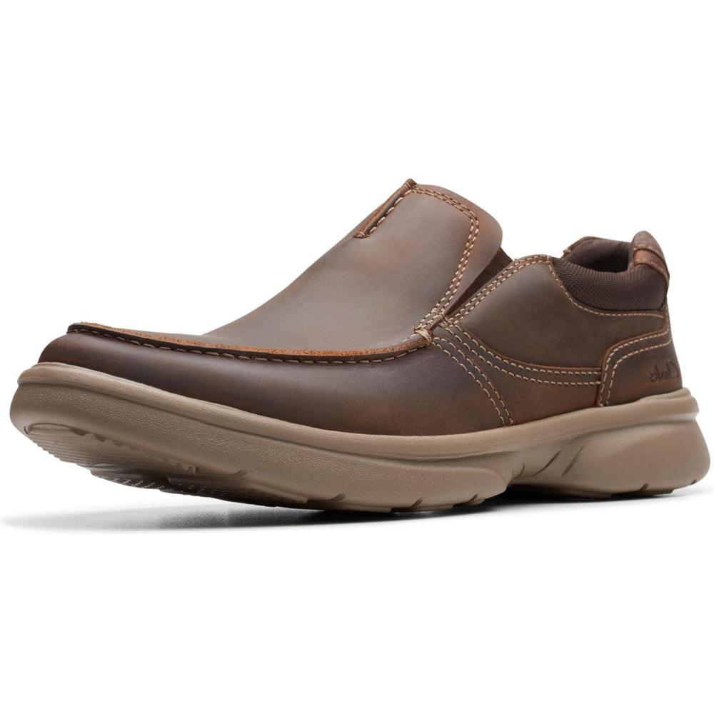 imageClarks Mens Bradley Free LoafersBeeswax Leather