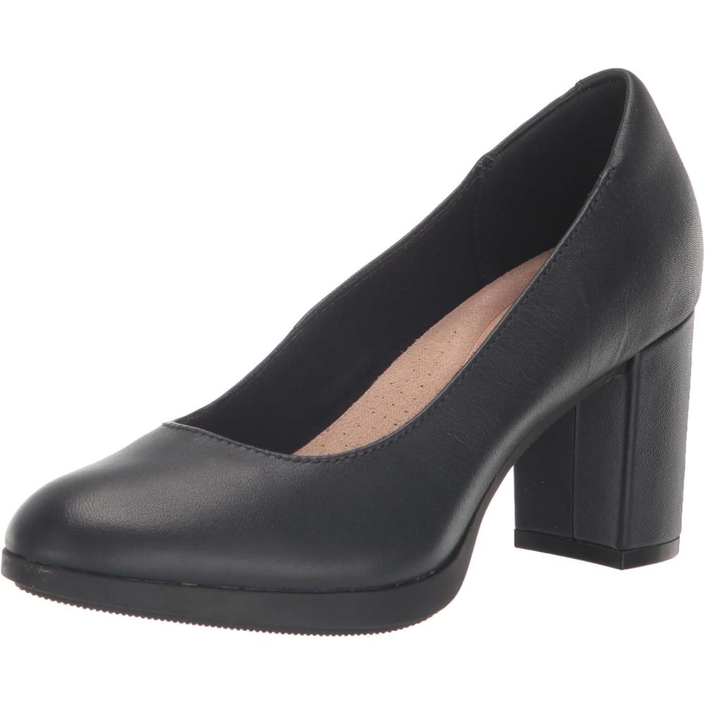 imageClarks Womens Bayla SkipNavy Leather