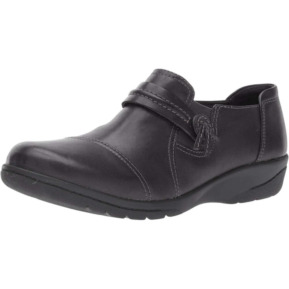 imageClarks Womens Cheyn Madi PullOn LoafersBlk Smooth