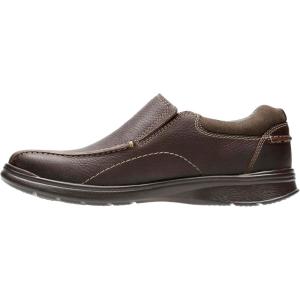 Clarks Men’s Cotrell Step Slip-On Loafers(Brown Brown Oily Leather)