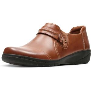 Clarks Women’s Cheyn Madi Pull-On Loafers(Dark Tan Leather)