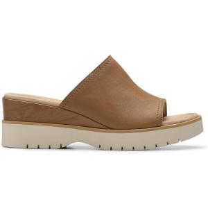 Clarks Women’s Diaz Slide(Tan Leather)