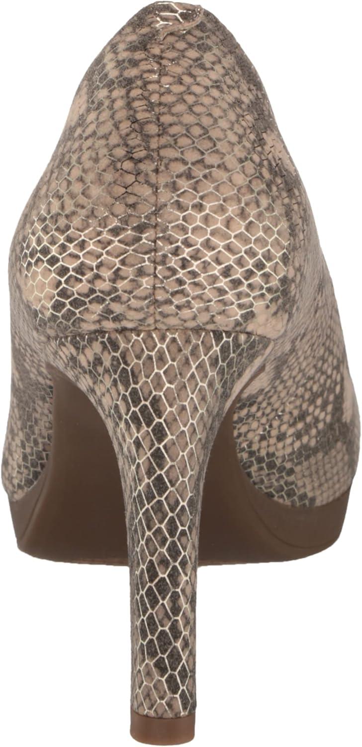 imageClarks Womens Ambyr Joy PumpsBeige Metallic Textile