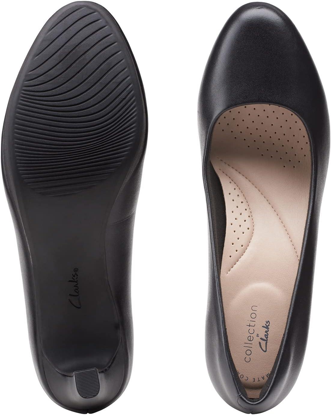 imageClarks Womens Ambyr Joy PumpsBlack Leather