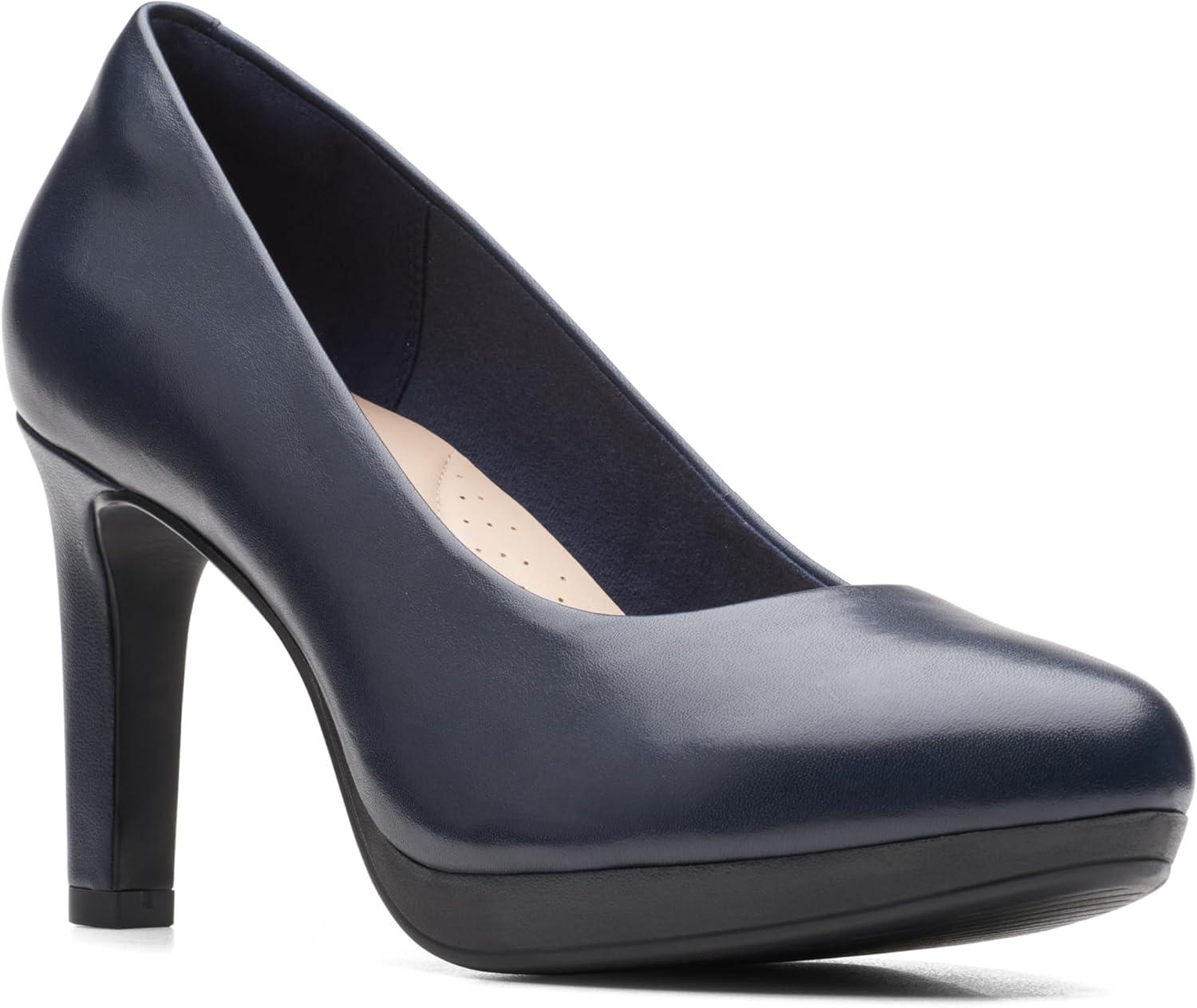imageClarks Womens Ambyr Joy PumpsNavy Leather