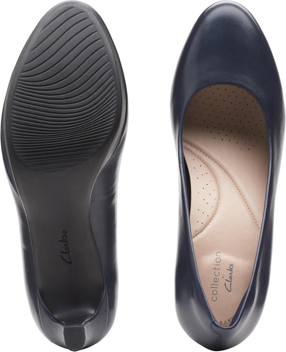 imageClarks Womens Ambyr Joy PumpsNavy Leather