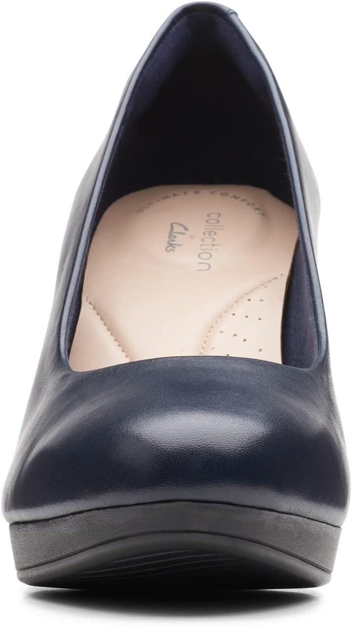 imageClarks Womens Ambyr Joy PumpsNavy Leather
