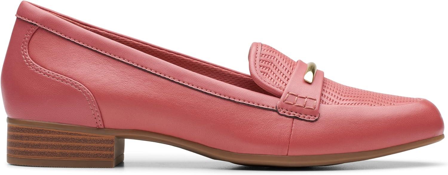 imageClarks Womens Juliet Aster LoafersDusty Rose Leather