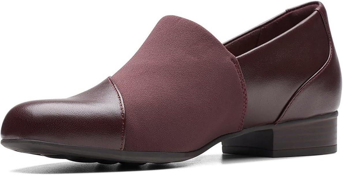 imageClarks Womens Juliet Gem LoafersBurgundy Leather