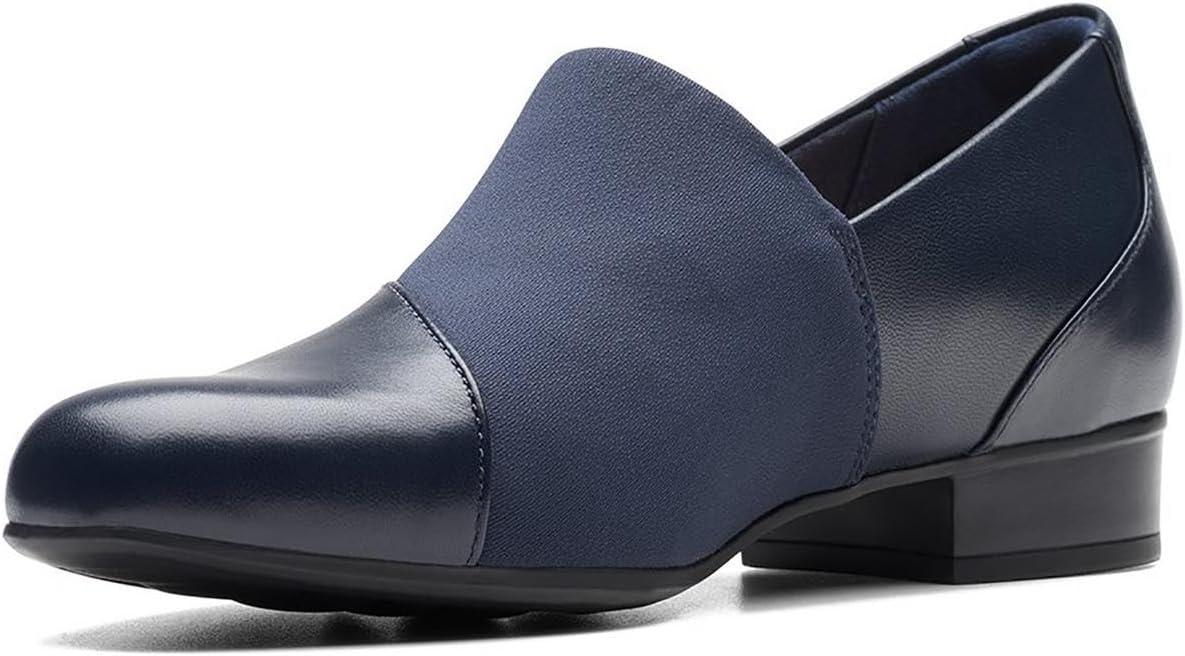imageClarks Womens Juliet Gem LoafersNavy Leather