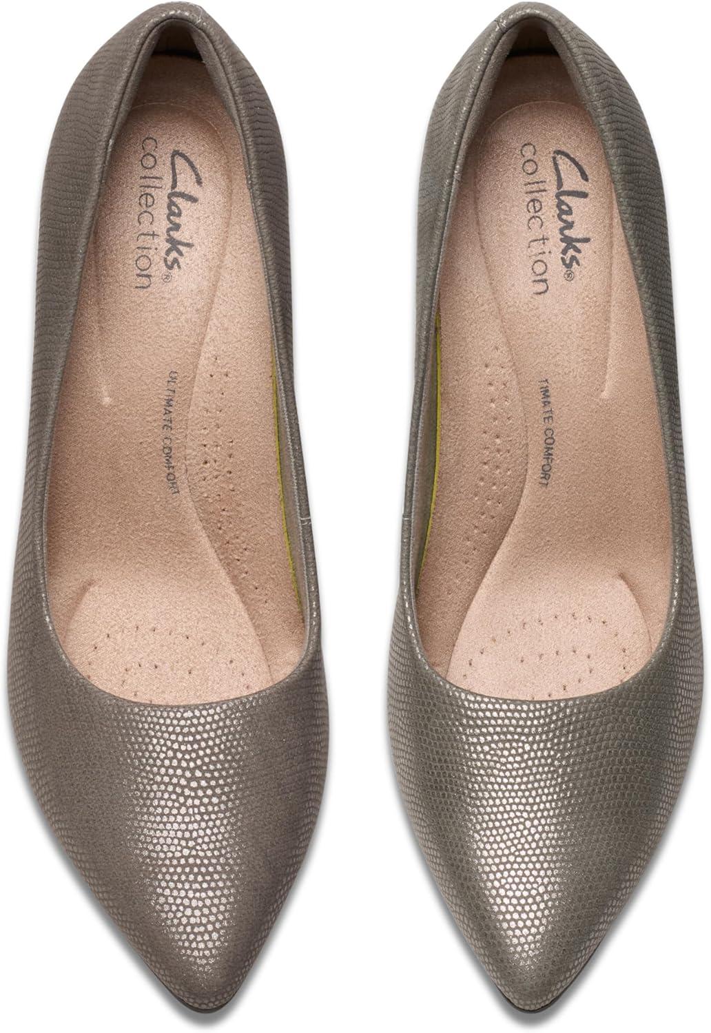 imageClarks Womens Kataleyna Gem PumpsSilver Metallic