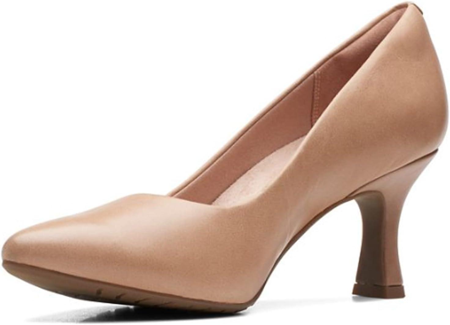 imageClarks Womens Kataleyna Gem PumpsWarm Beige Leather