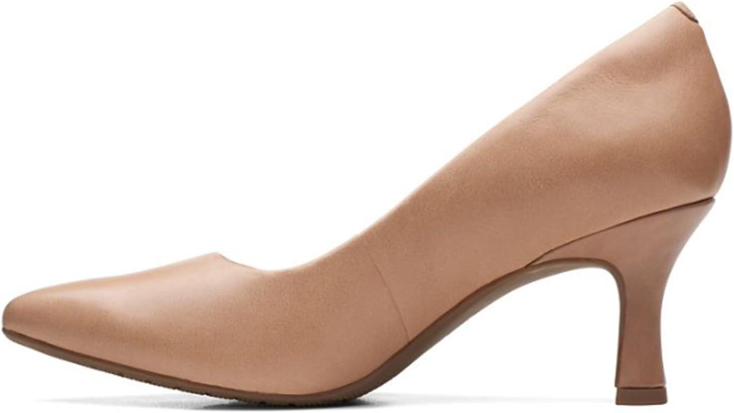 imageClarks Womens Kataleyna Gem PumpsWarm Beige Leather