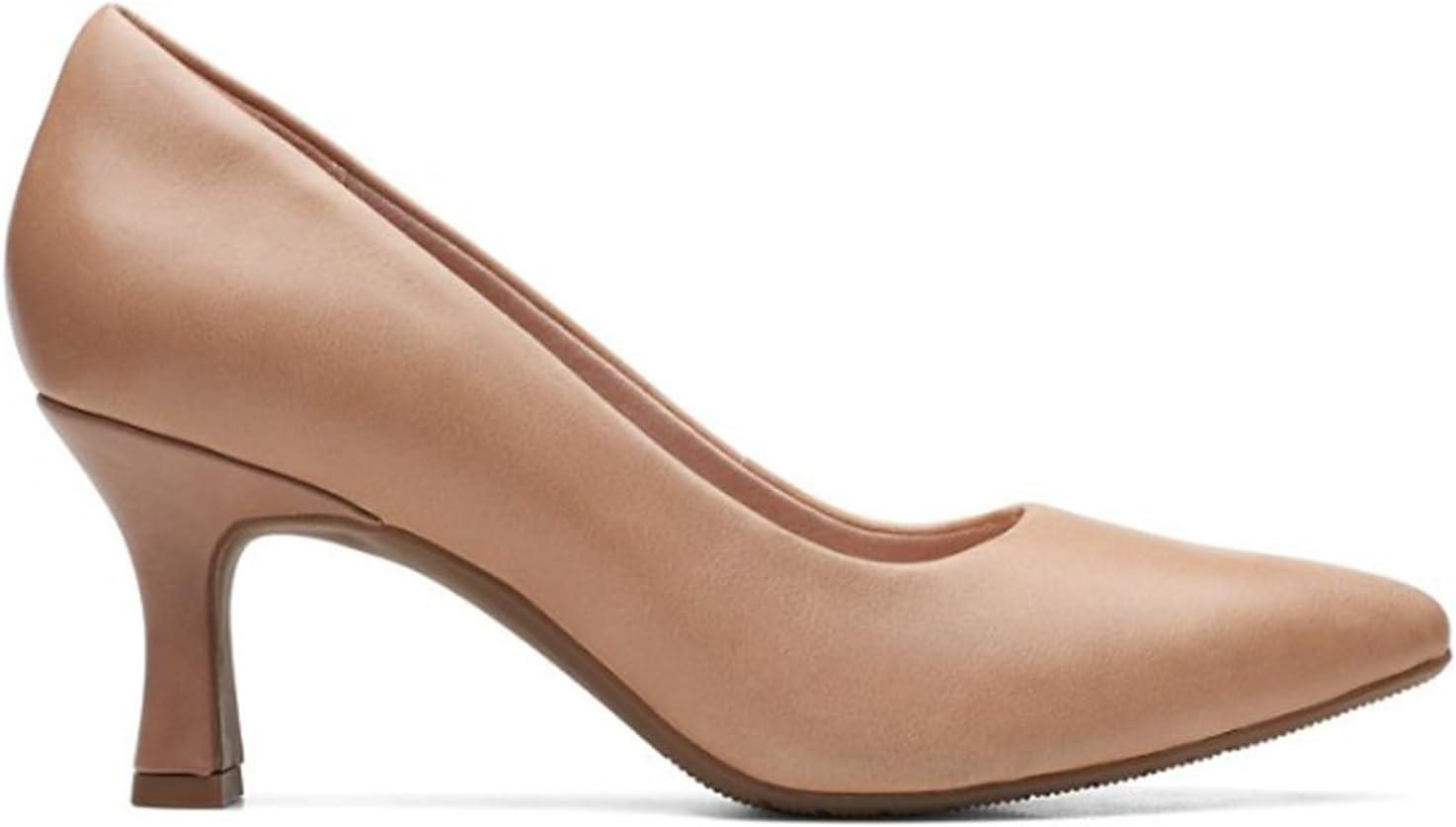 imageClarks Womens Kataleyna Gem PumpsWarm Beige Leather