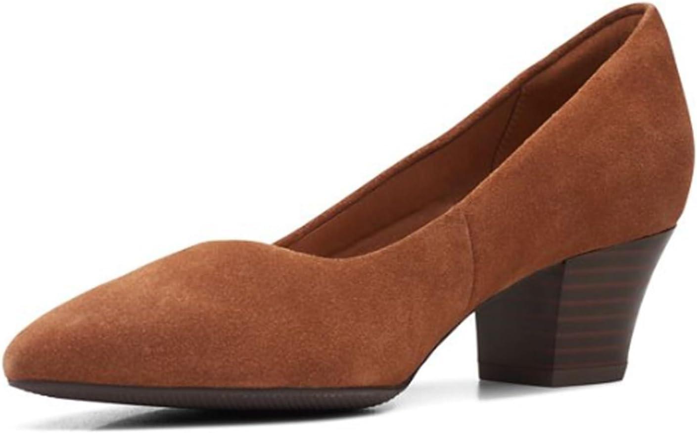 imageClarks Womens Teresa StepDark Tan Suede