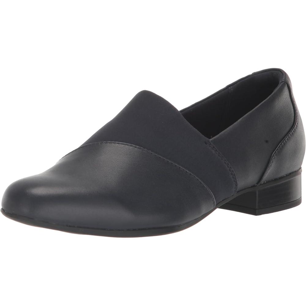 imageClarks Womens Juliet Gem LoafersNavy Leather