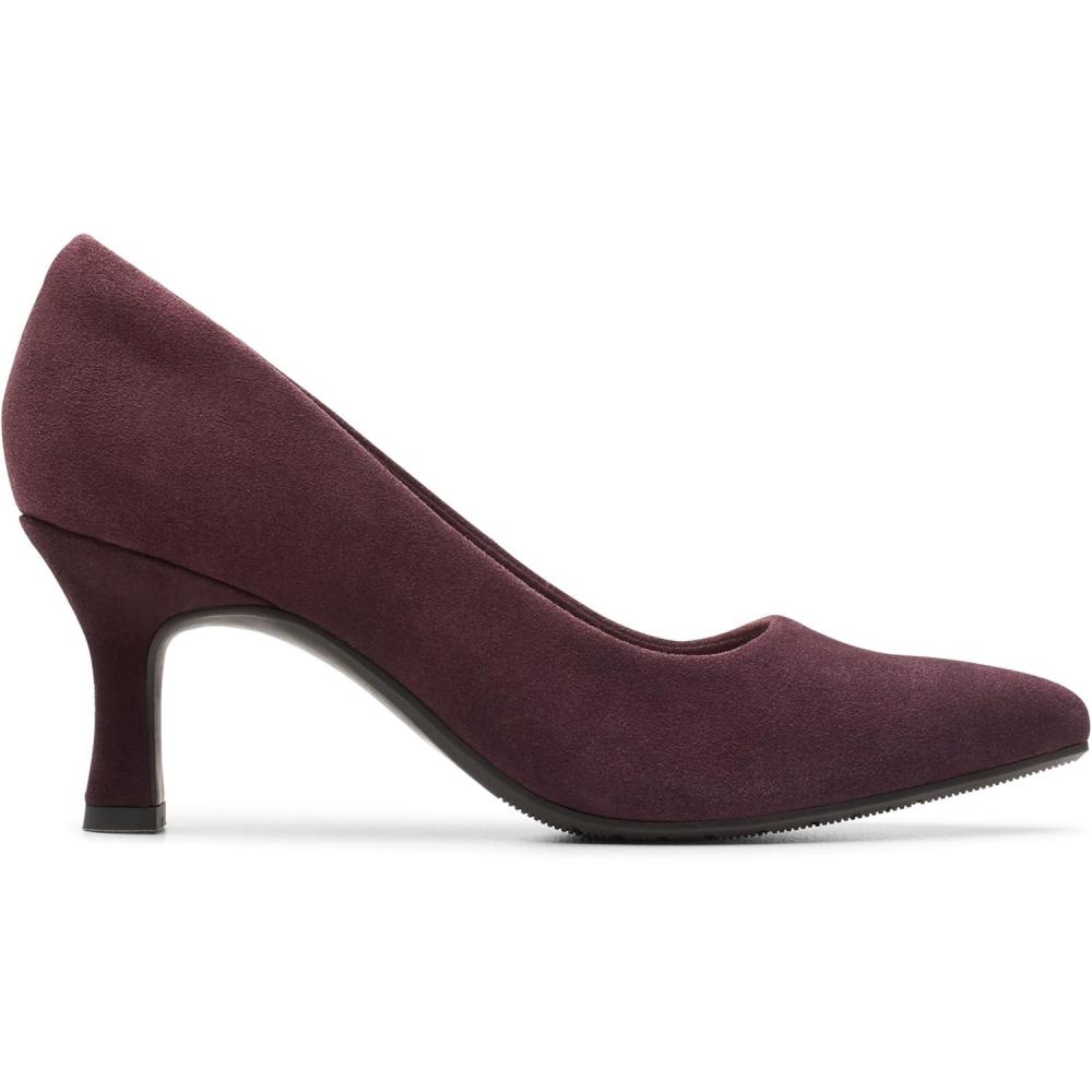 imageClarks Womens Kataleyna Gem PumpsPlum Suede
