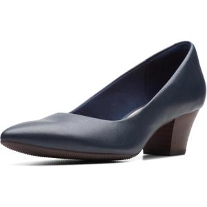 Clarks Women’s Teresa Step(Navy Leather)