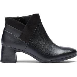 Clarks womens Marriann Ella(Black Combi Leather)