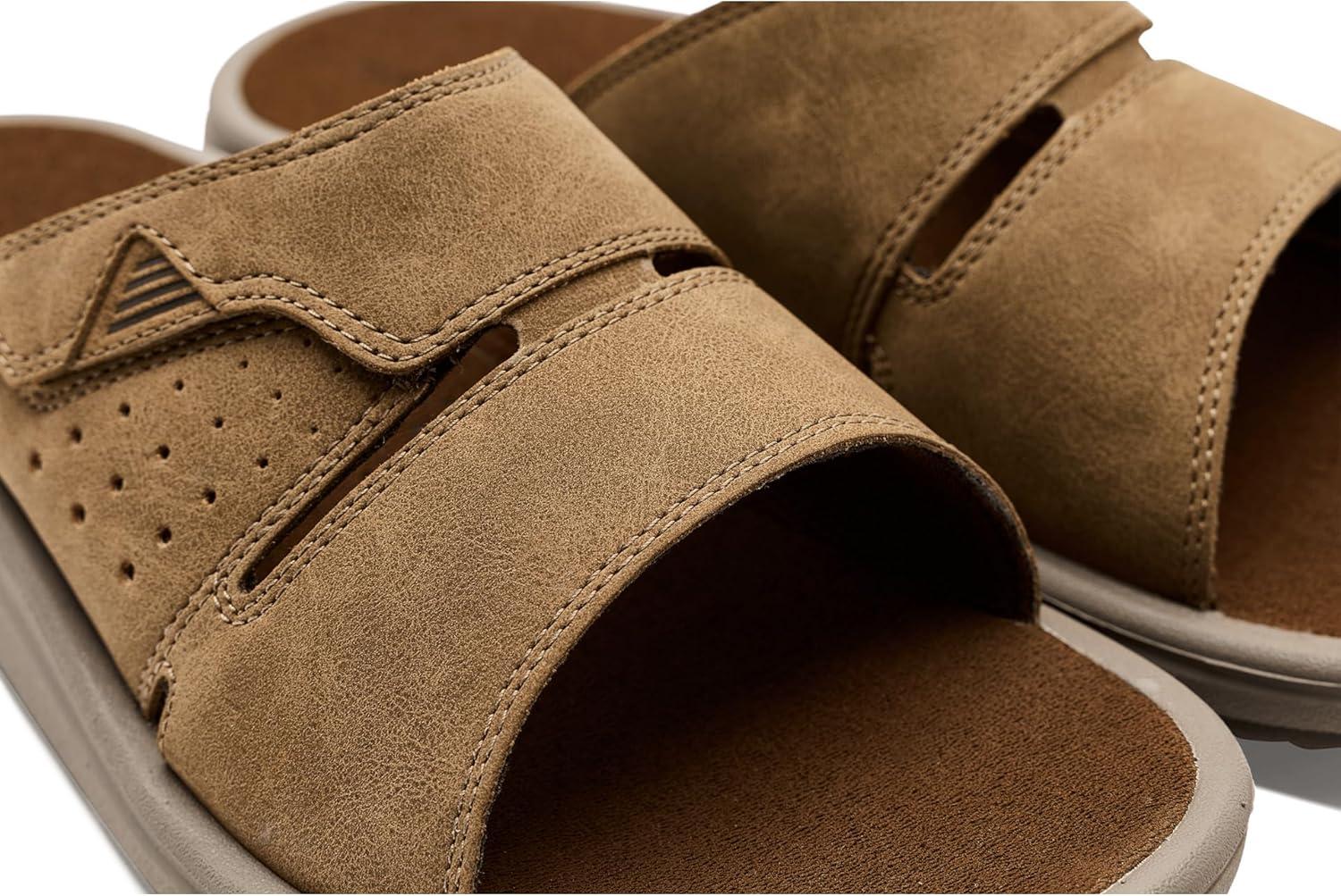 imageClarks Mens Breeze Slide SandalSand Synthetic