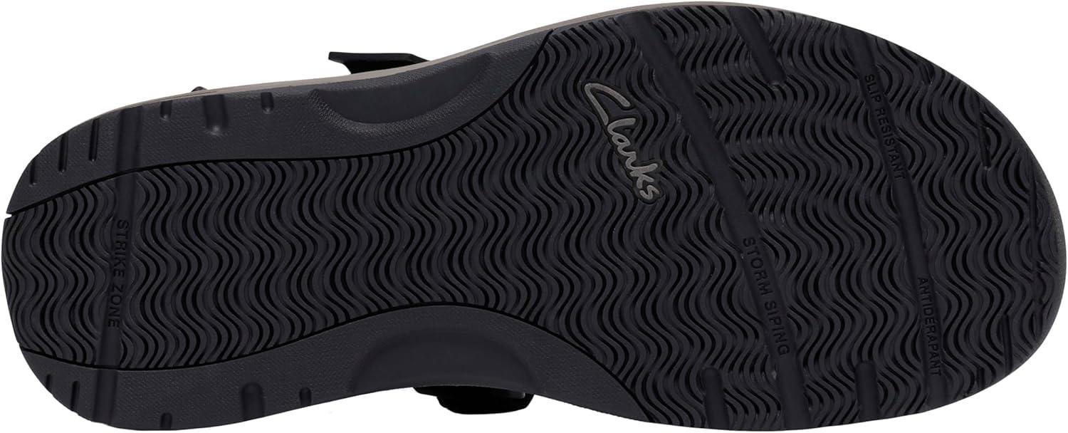 imageClarks Mens Guideview Trek Sport SandalBlack Leather