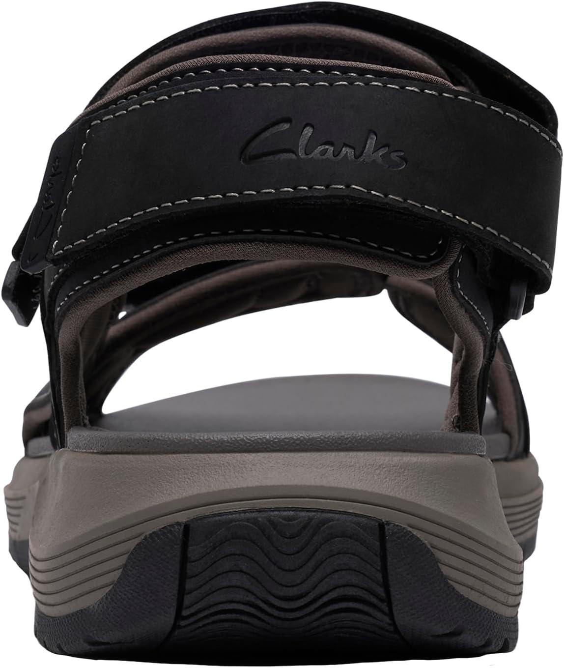 imageClarks Mens Guideview Trek Sport SandalBlack Leather