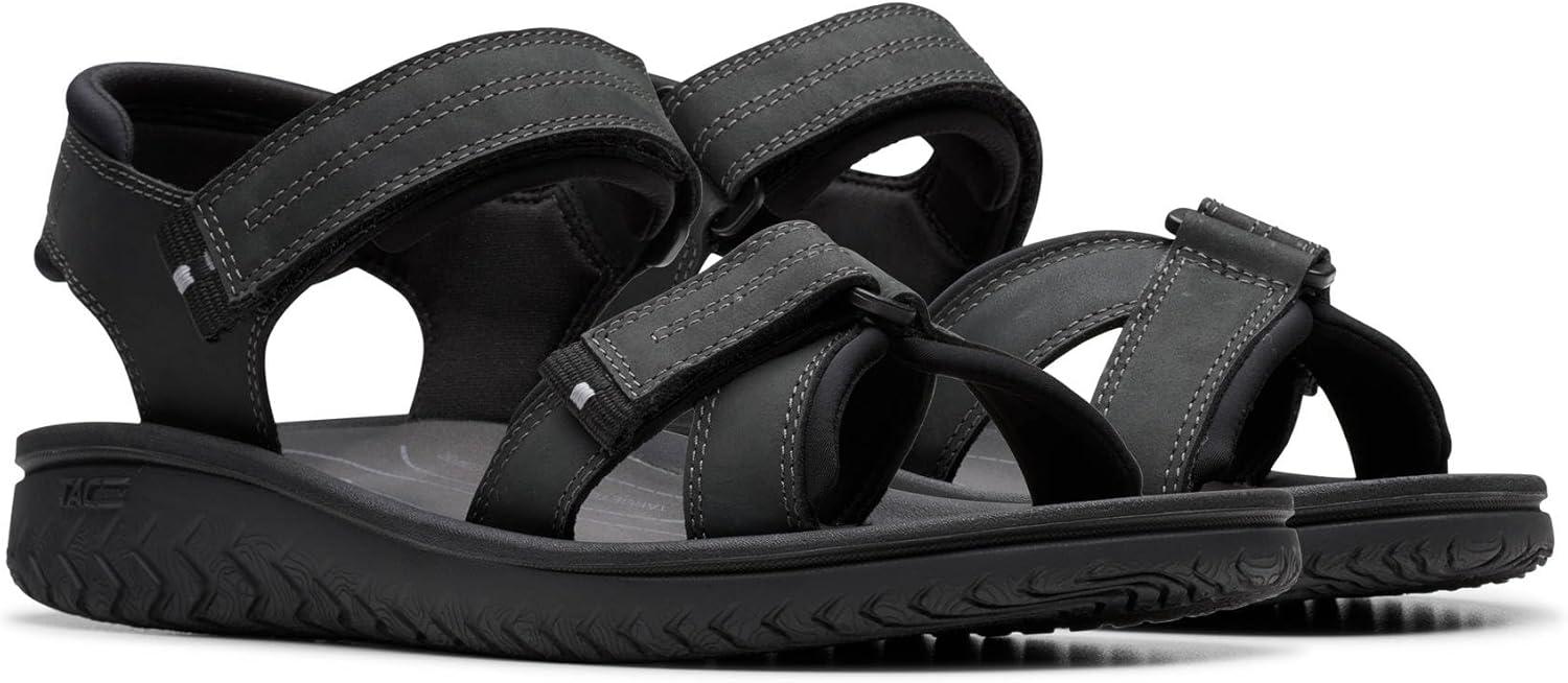imageClarks Mens Wesley ShoreBlack Leather