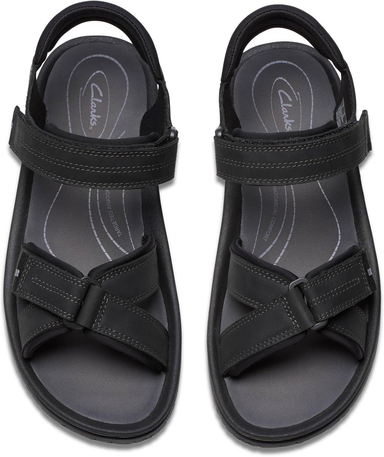 imageClarks Mens Wesley ShoreBlack Leather