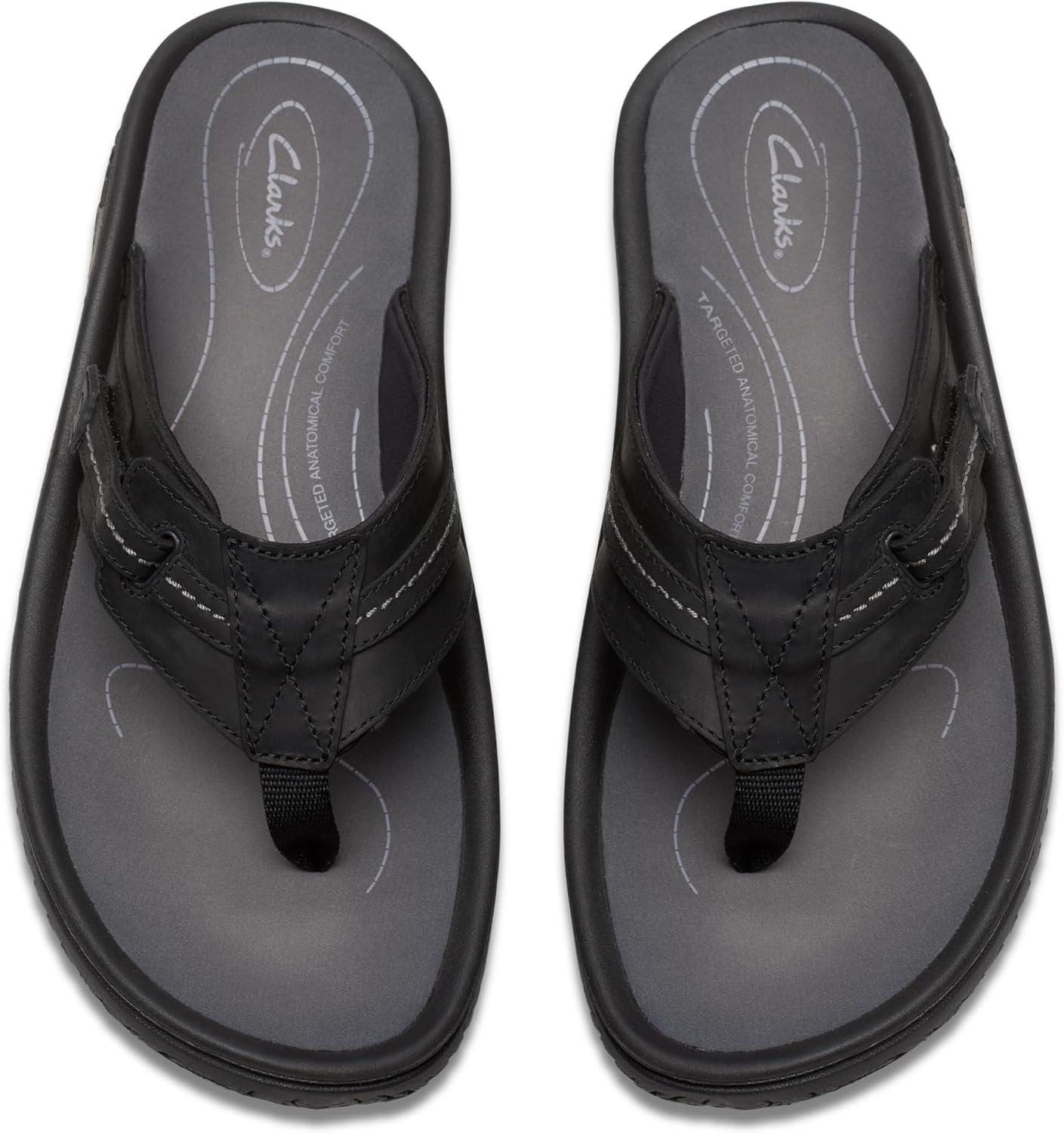 imageClarks mens 261769877Black Leather