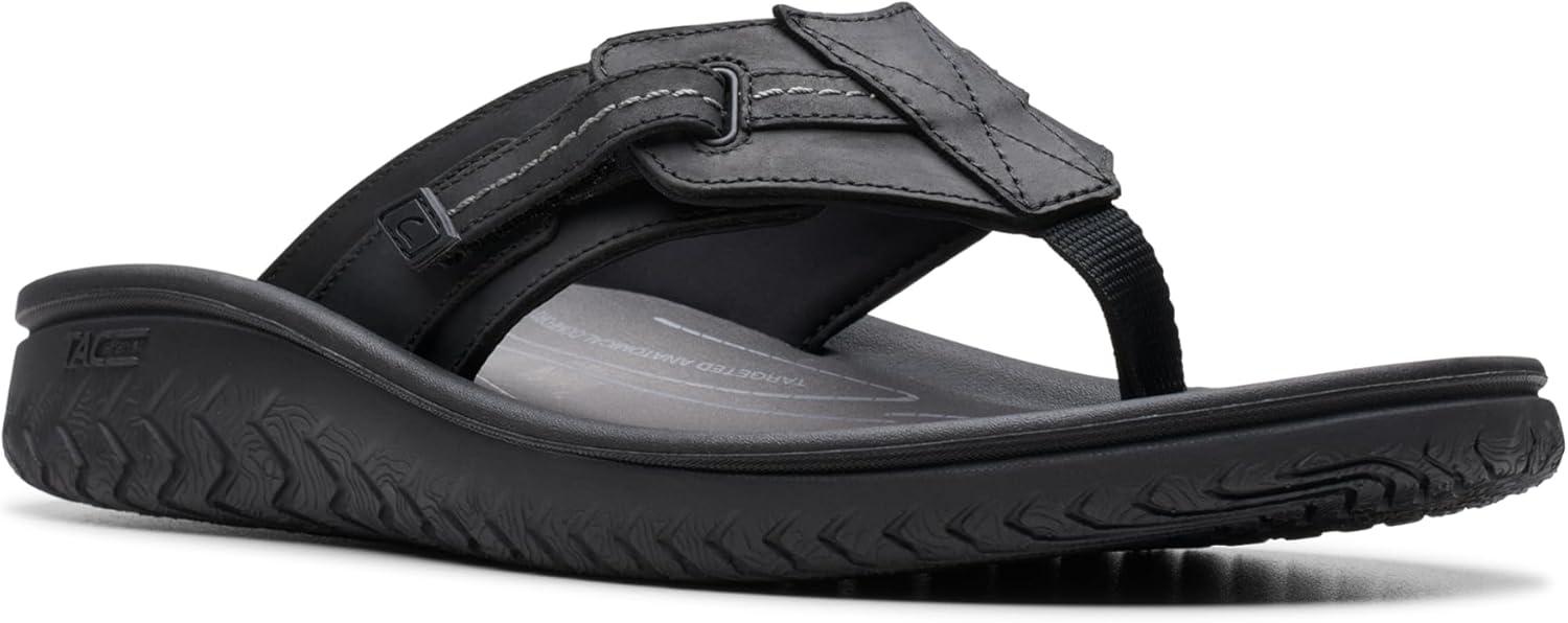 imageClarks mens 261769877Black Leather