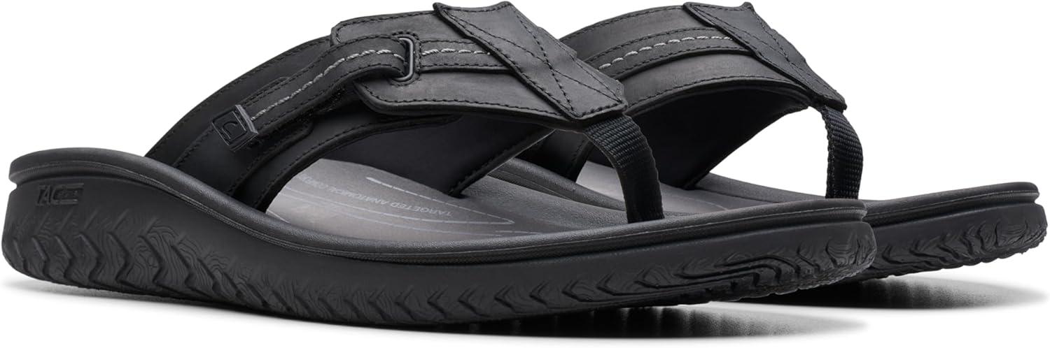 imageClarks mens 261769877Black Leather