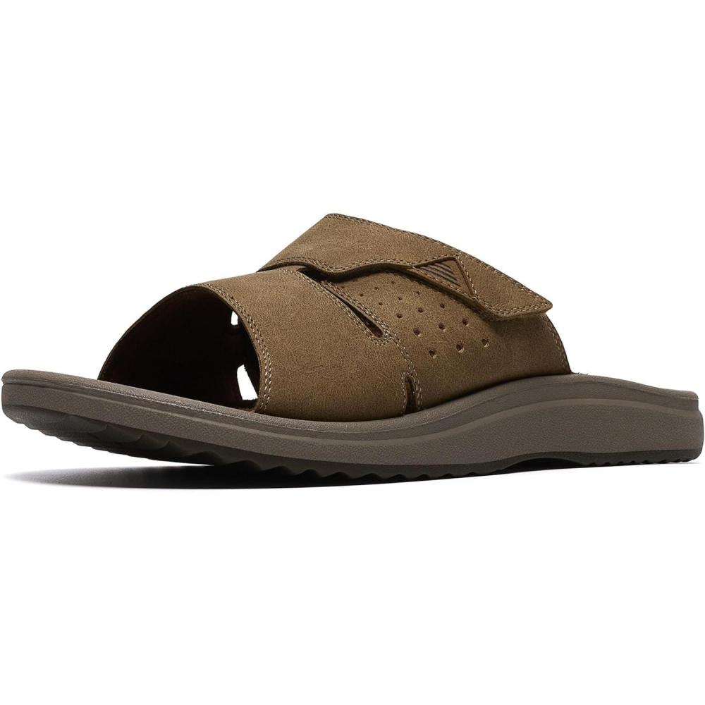 imageClarks Mens Breeze Slide SandalSand Synthetic