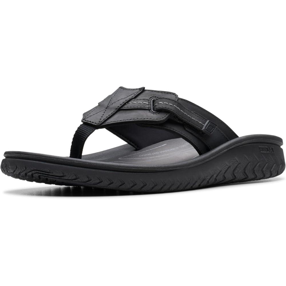 imageClarks mens 261769877Black Leather