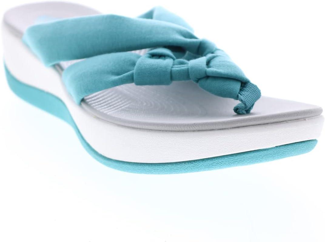 imageClarks Womens Arla Kaylie FlipFlopAqua Solid Textile