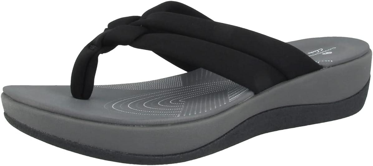 imageClarks Womens Arla Kaylie FlipFlopBlack Textile