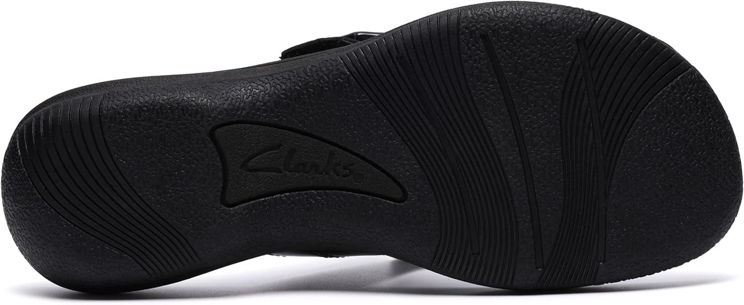 imageClarks Womens Breeze Cove Cloudsteppers FlipFlopBlack Patent Synthetic