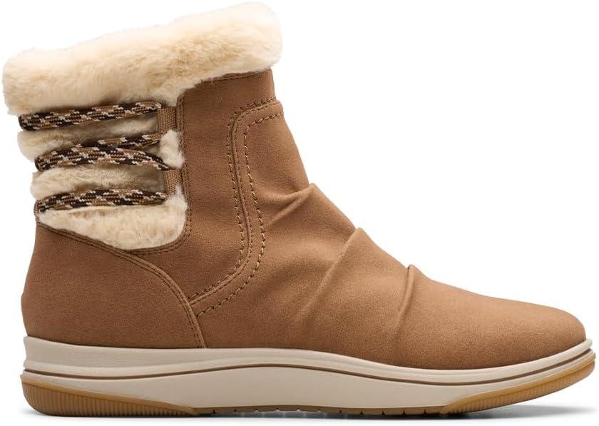 imageClarks Womens Breeze Cozy Ankle BootDark Sand