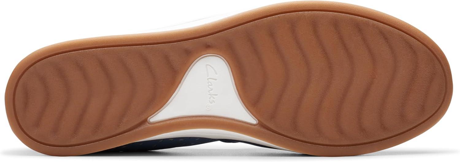 imageClarks Womens Breeze Emily LoafersBlue Textile
