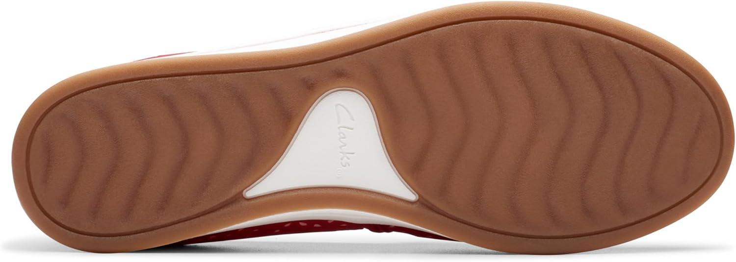 imageClarks Womens Breeze Emily LoafersCherry Textile
