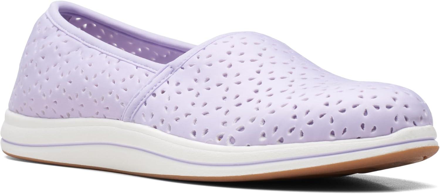 imageClarks Womens Breeze Emily LoafersLilac Synthetic