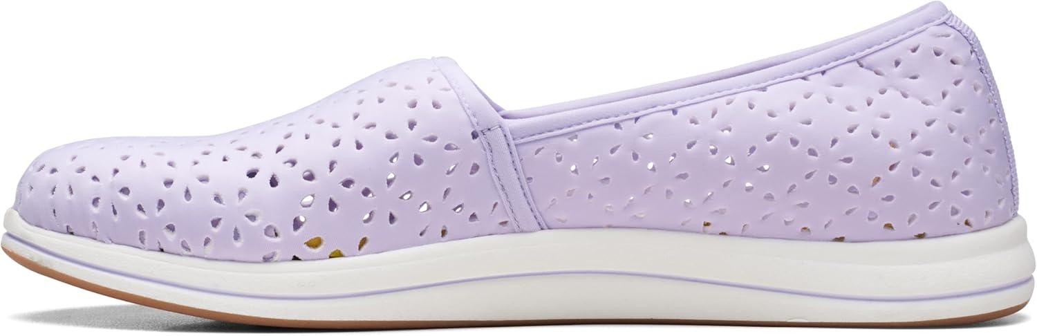 imageClarks Womens Breeze Emily LoafersLilac Synthetic