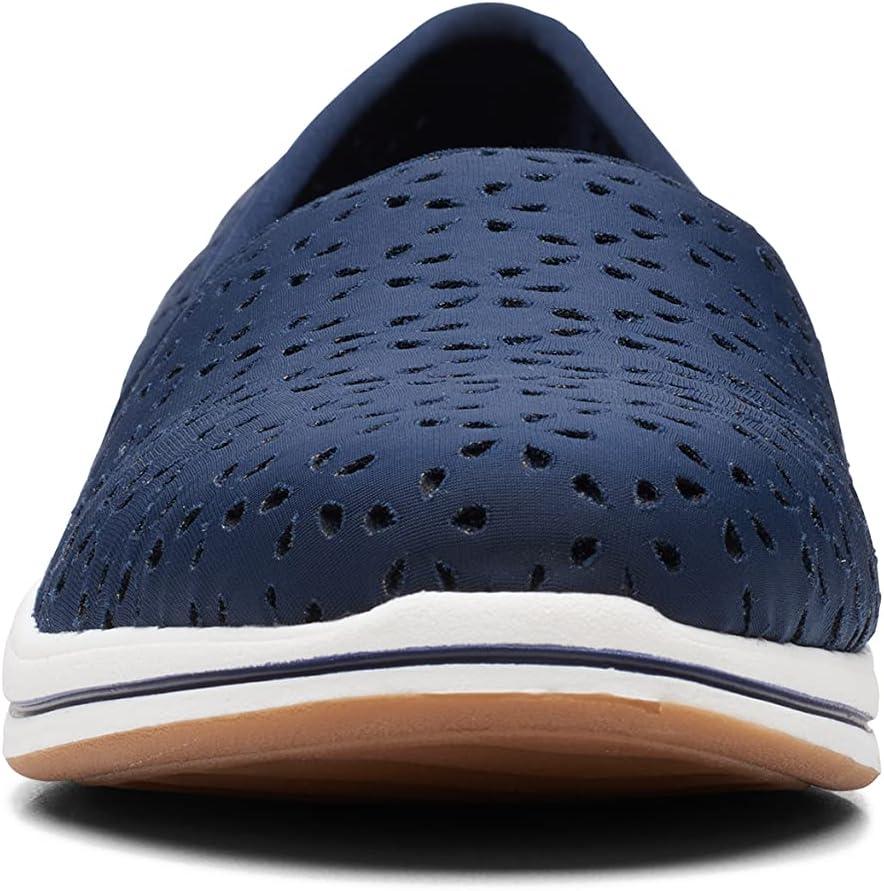imageClarks Womens Breeze Emily LoafersNavy Synthetic