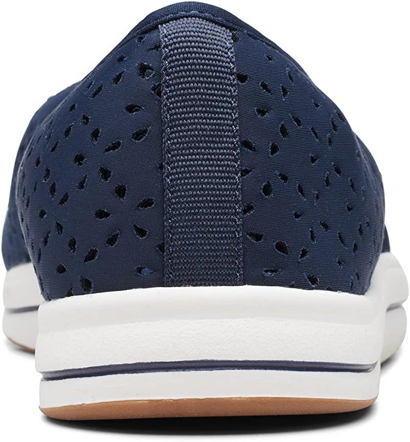 imageClarks Womens Breeze Emily LoafersNavy Synthetic