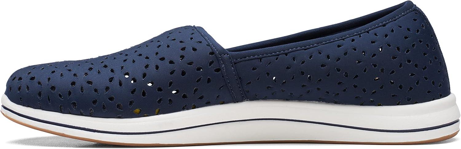 imageClarks Womens Breeze Emily LoafersNavy Synthetic