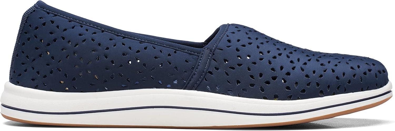 imageClarks Womens Breeze Emily LoafersNavy Synthetic