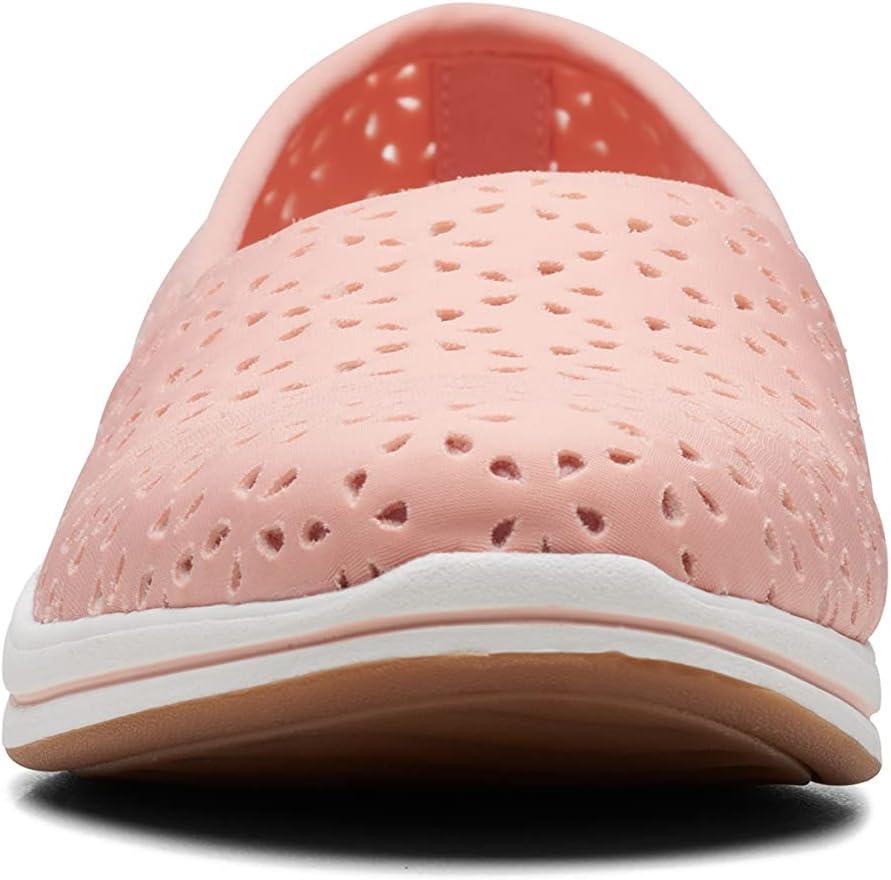 imageClarks Womens Breeze Emily LoafersPeach Synthetic