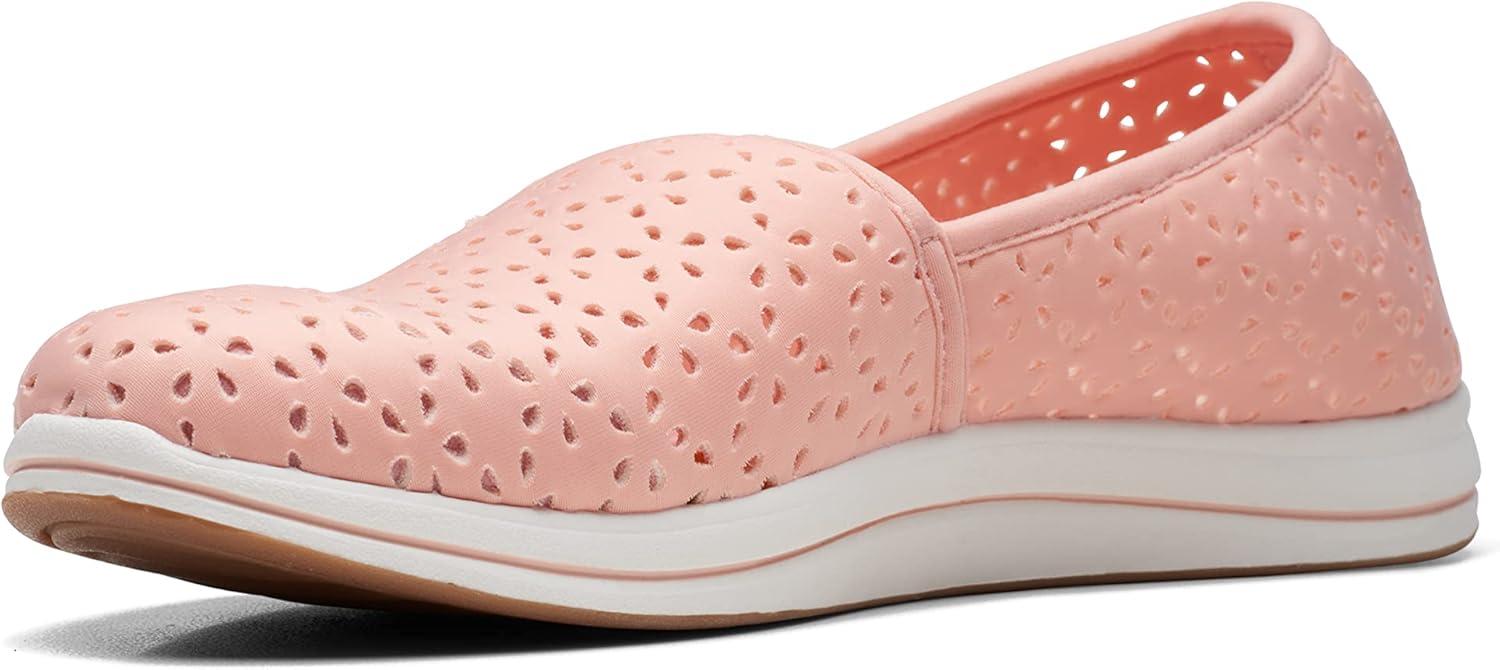 imageClarks Womens Breeze Emily LoafersPeach Synthetic